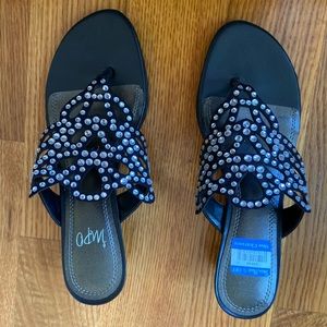 Impo Sparkly Mini Heels - Black